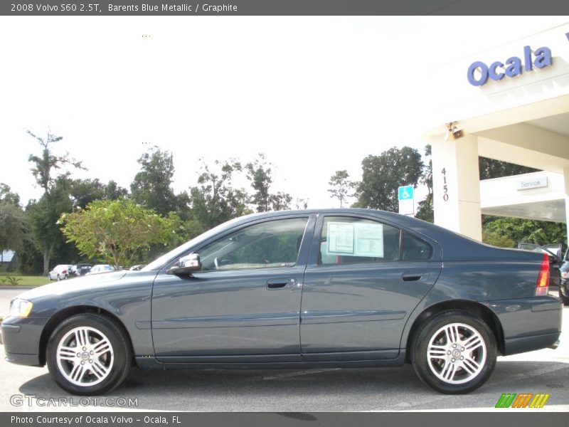 Barents Blue Metallic / Graphite 2008 Volvo S60 2.5T