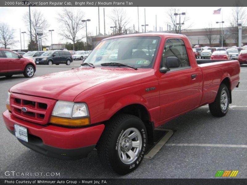 Front 3/4 View of 2000 Ranger Sport Regular Cab