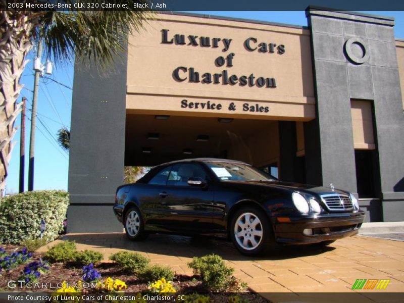 Black / Ash 2003 Mercedes-Benz CLK 320 Cabriolet