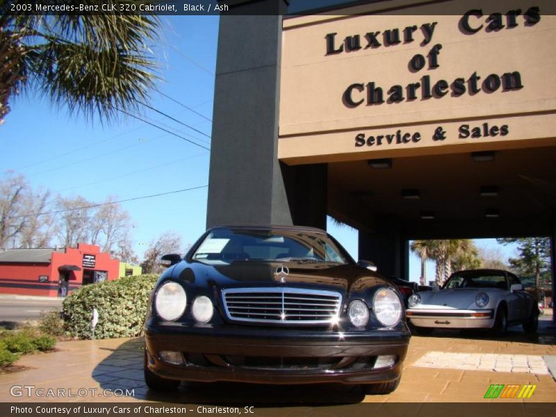 Black / Ash 2003 Mercedes-Benz CLK 320 Cabriolet