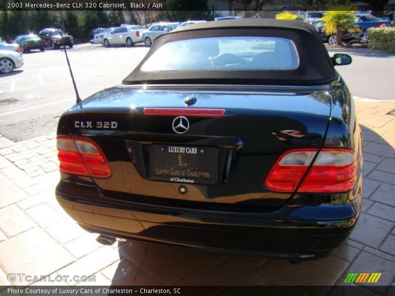 Black / Ash 2003 Mercedes-Benz CLK 320 Cabriolet