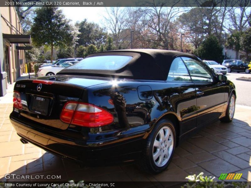 Black / Ash 2003 Mercedes-Benz CLK 320 Cabriolet