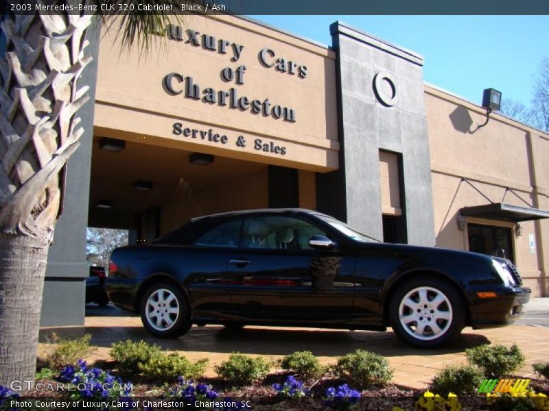 Black / Ash 2003 Mercedes-Benz CLK 320 Cabriolet