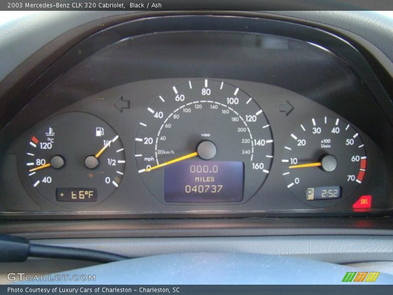 Black / Ash 2003 Mercedes-Benz CLK 320 Cabriolet