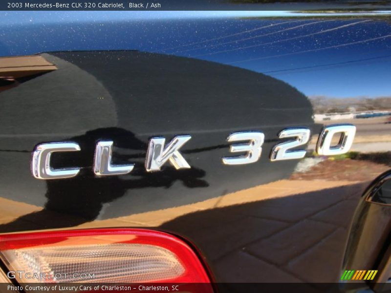 Black / Ash 2003 Mercedes-Benz CLK 320 Cabriolet