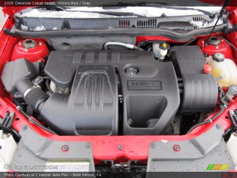 Victory Red / Gray 2005 Chevrolet Cobalt Sedan