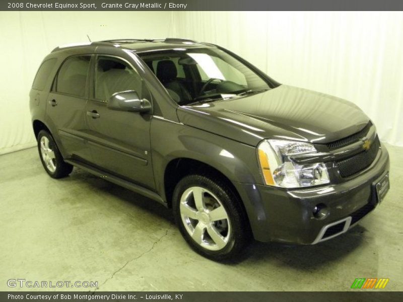Granite Gray Metallic / Ebony 2008 Chevrolet Equinox Sport