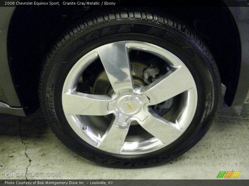 Granite Gray Metallic / Ebony 2008 Chevrolet Equinox Sport