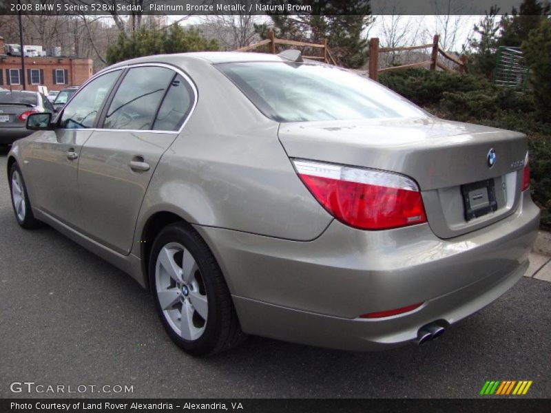  2008 5 Series 528xi Sedan Platinum Bronze Metallic