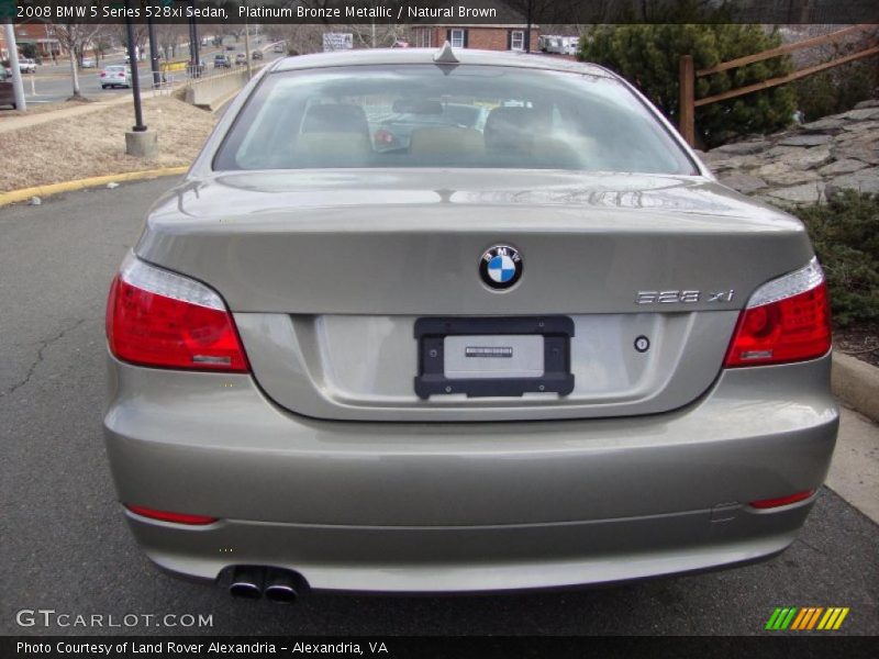  2008 5 Series 528xi Sedan Platinum Bronze Metallic