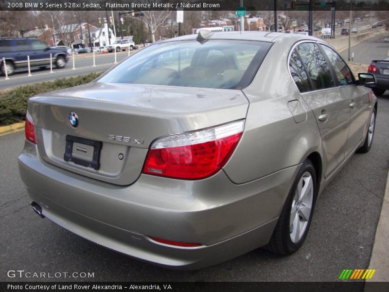  2008 5 Series 528xi Sedan Platinum Bronze Metallic