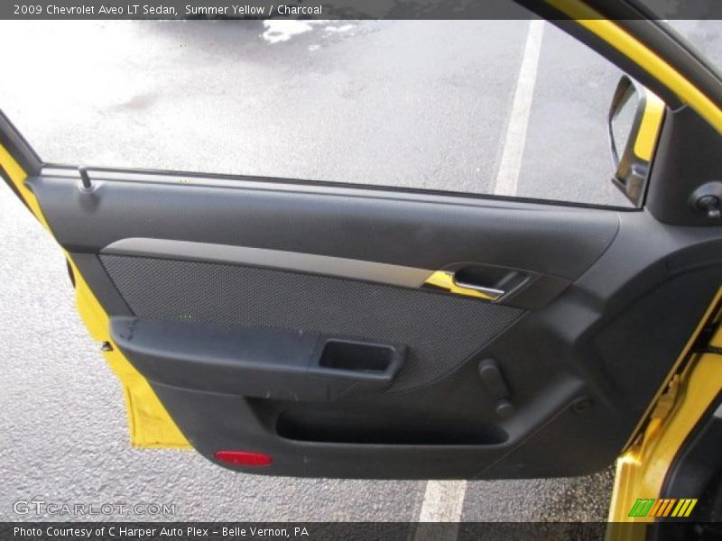 Summer Yellow / Charcoal 2009 Chevrolet Aveo LT Sedan