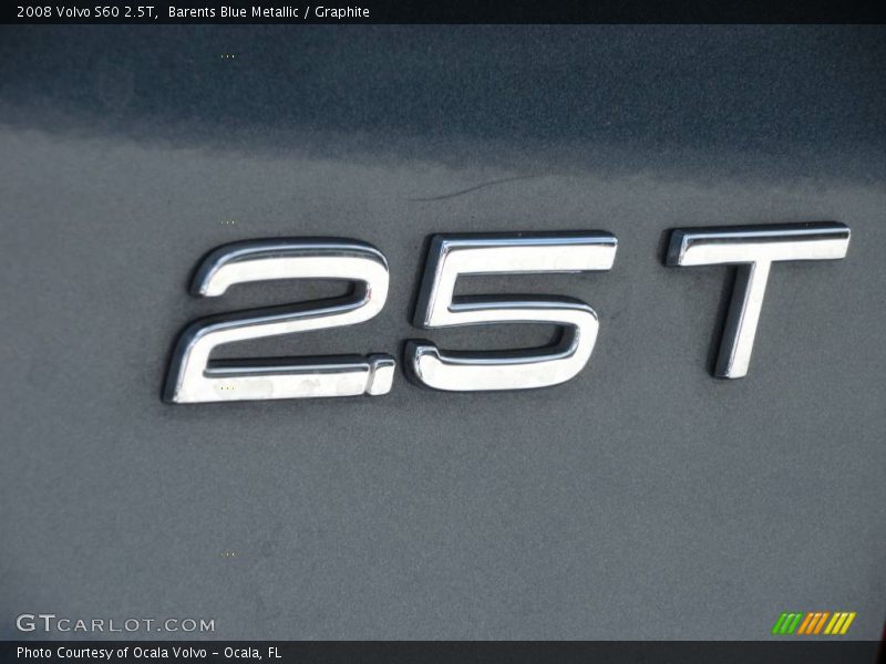 Barents Blue Metallic / Graphite 2008 Volvo S60 2.5T