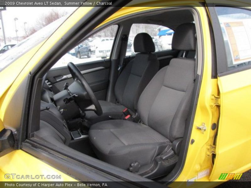 Summer Yellow / Charcoal 2009 Chevrolet Aveo LT Sedan