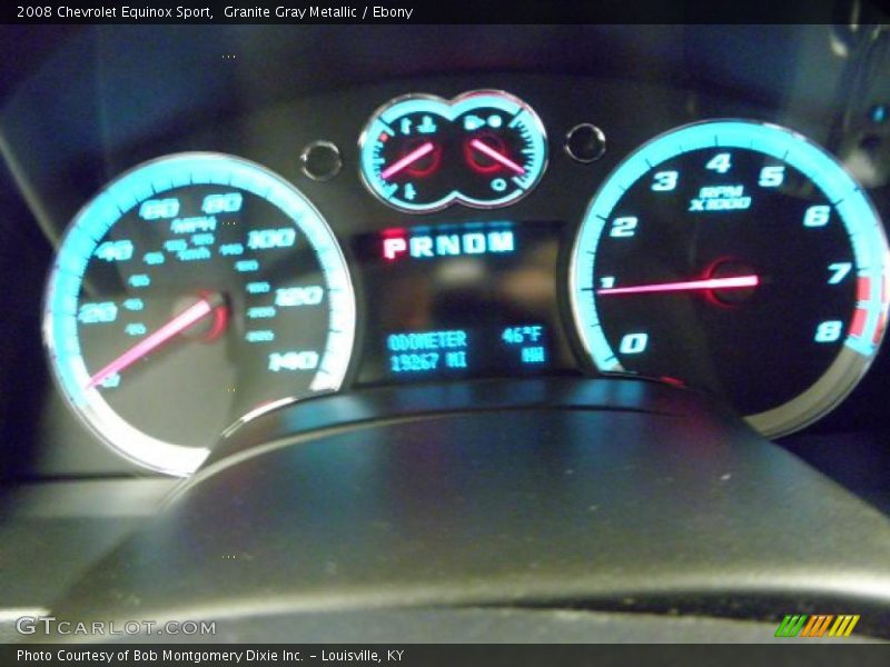 Granite Gray Metallic / Ebony 2008 Chevrolet Equinox Sport