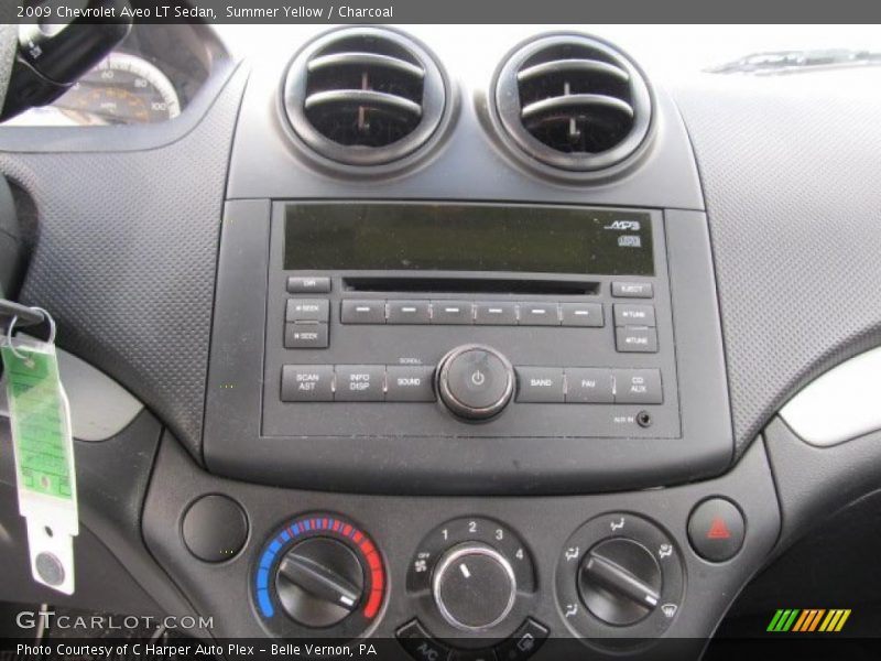 Summer Yellow / Charcoal 2009 Chevrolet Aveo LT Sedan