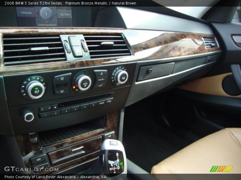 Platinum Bronze Metallic / Natural Brown 2008 BMW 5 Series 528xi Sedan