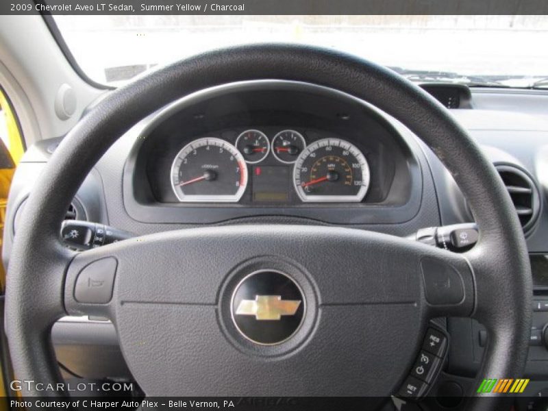 Summer Yellow / Charcoal 2009 Chevrolet Aveo LT Sedan