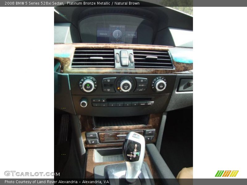 Platinum Bronze Metallic / Natural Brown 2008 BMW 5 Series 528xi Sedan