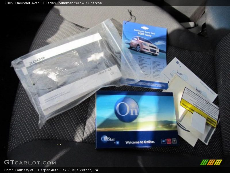 Summer Yellow / Charcoal 2009 Chevrolet Aveo LT Sedan