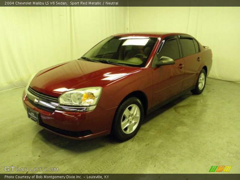 Sport Red Metallic / Neutral 2004 Chevrolet Malibu LS V6 Sedan