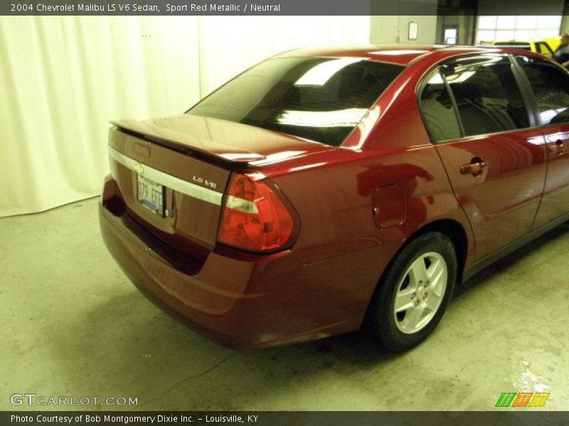 Sport Red Metallic / Neutral 2004 Chevrolet Malibu LS V6 Sedan