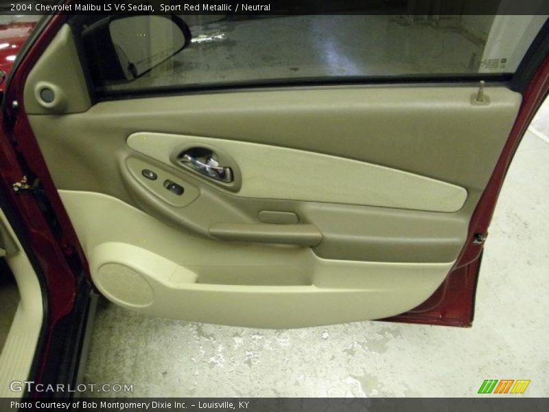 Sport Red Metallic / Neutral 2004 Chevrolet Malibu LS V6 Sedan