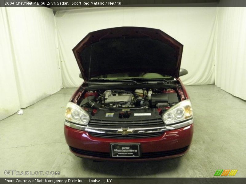Sport Red Metallic / Neutral 2004 Chevrolet Malibu LS V6 Sedan