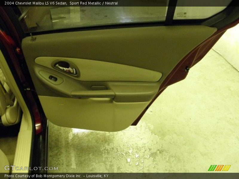 Sport Red Metallic / Neutral 2004 Chevrolet Malibu LS V6 Sedan