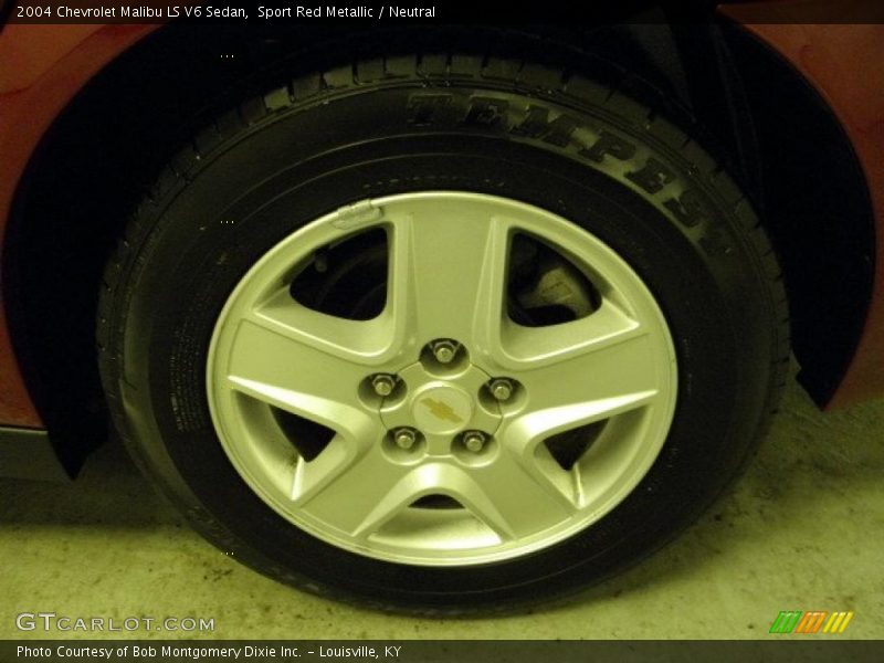 Sport Red Metallic / Neutral 2004 Chevrolet Malibu LS V6 Sedan