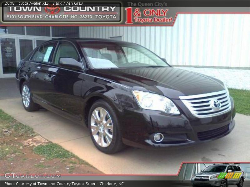 Black / Ash Gray 2008 Toyota Avalon XLS