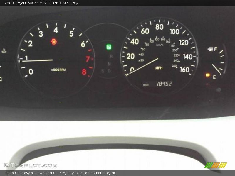 Black / Ash Gray 2008 Toyota Avalon XLS