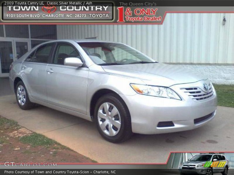 Classic Silver Metallic / Ash 2009 Toyota Camry LE