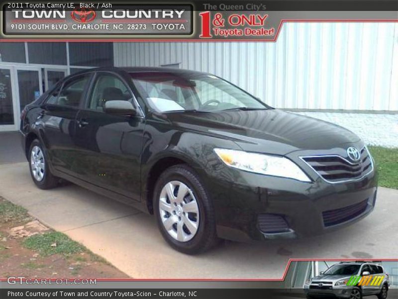 Black / Ash 2011 Toyota Camry LE