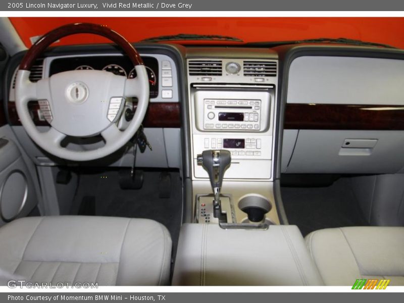 Vivid Red Metallic / Dove Grey 2005 Lincoln Navigator Luxury