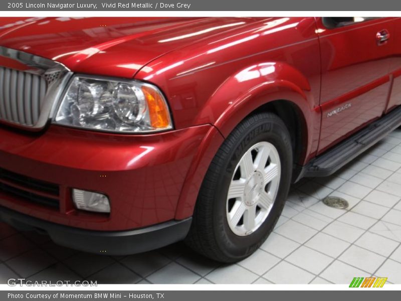 Vivid Red Metallic / Dove Grey 2005 Lincoln Navigator Luxury