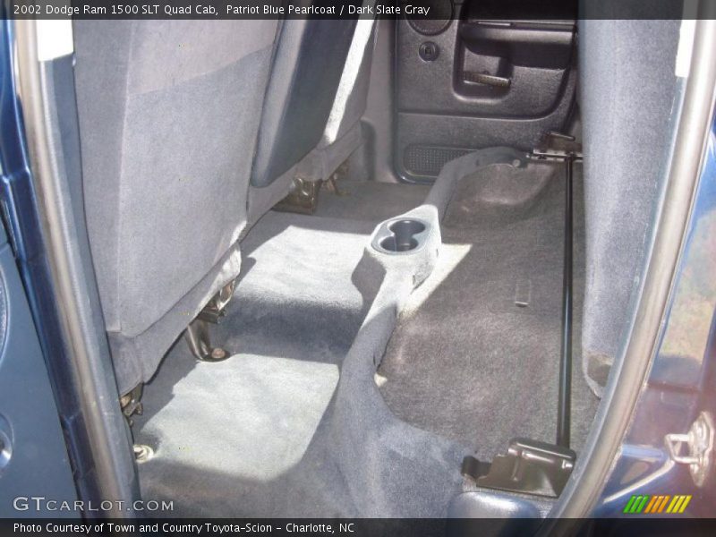 Patriot Blue Pearlcoat / Dark Slate Gray 2002 Dodge Ram 1500 SLT Quad Cab