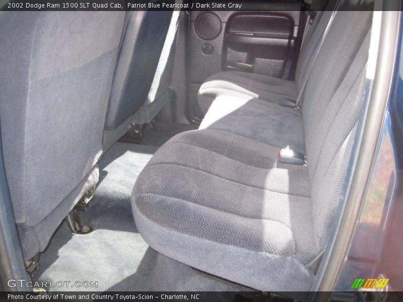 Patriot Blue Pearlcoat / Dark Slate Gray 2002 Dodge Ram 1500 SLT Quad Cab
