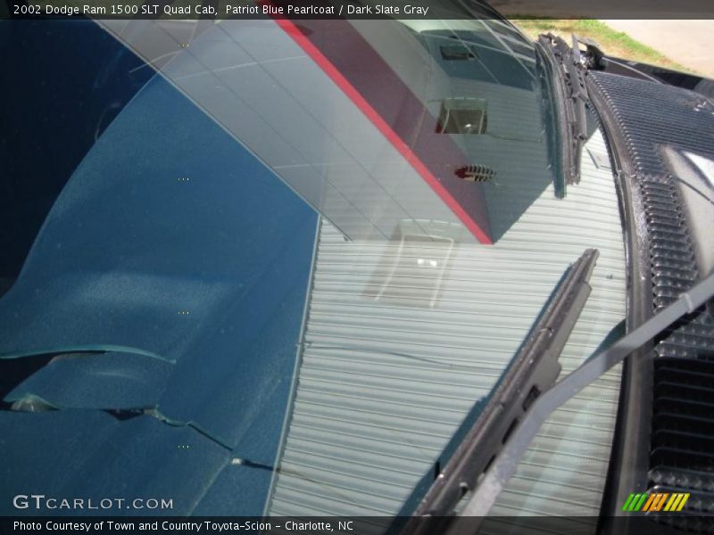 Patriot Blue Pearlcoat / Dark Slate Gray 2002 Dodge Ram 1500 SLT Quad Cab
