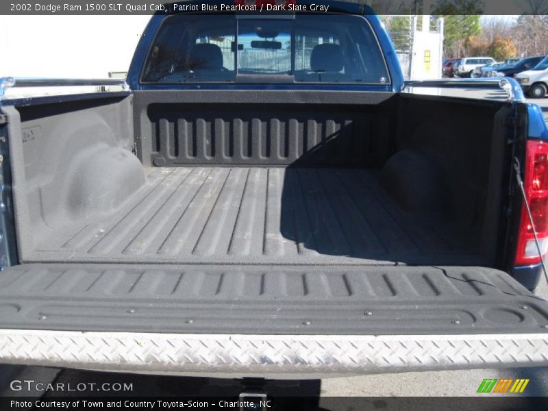 Patriot Blue Pearlcoat / Dark Slate Gray 2002 Dodge Ram 1500 SLT Quad Cab