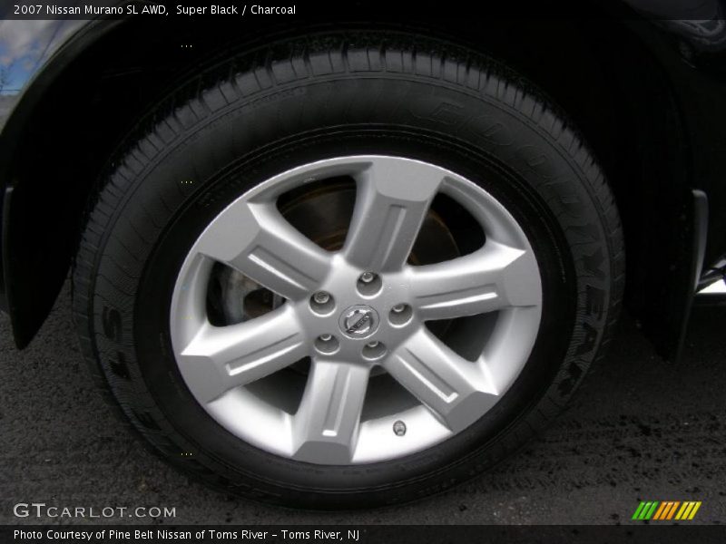 Super Black / Charcoal 2007 Nissan Murano SL AWD