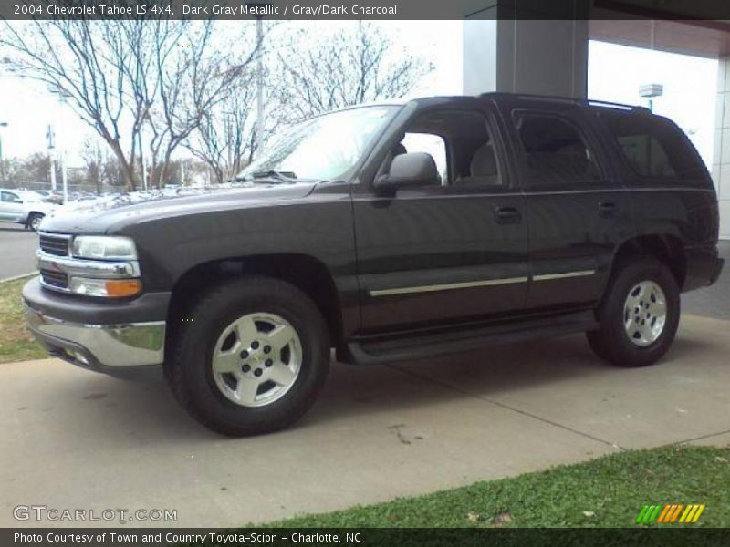Dark Gray Metallic / Gray/Dark Charcoal 2004 Chevrolet Tahoe LS 4x4