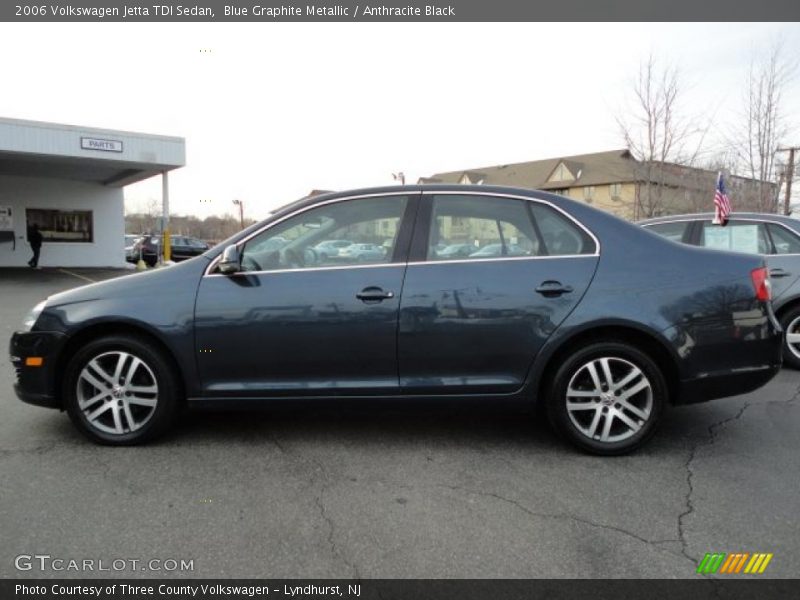 Blue Graphite Metallic / Anthracite Black 2006 Volkswagen Jetta TDI Sedan