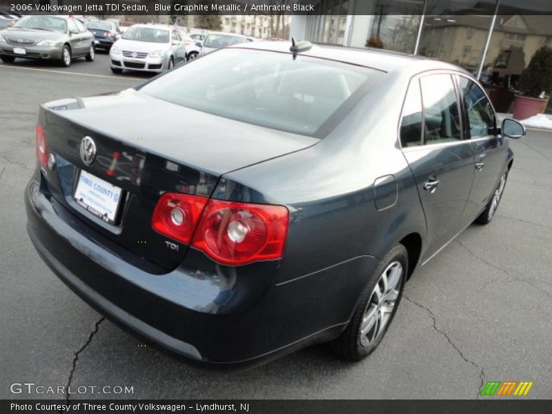 Blue Graphite Metallic / Anthracite Black 2006 Volkswagen Jetta TDI Sedan