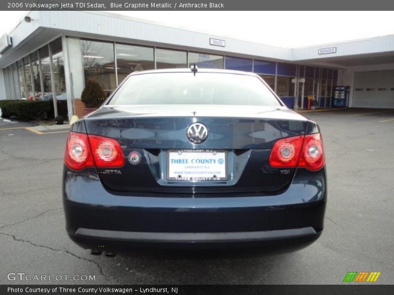 Blue Graphite Metallic / Anthracite Black 2006 Volkswagen Jetta TDI Sedan