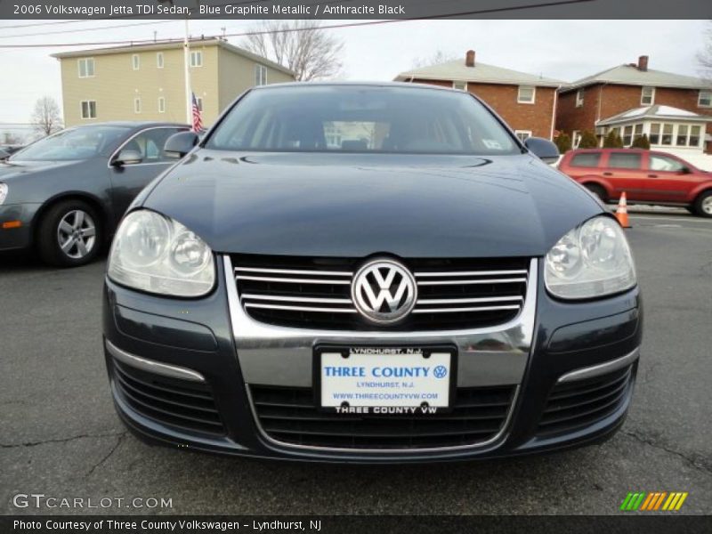 Blue Graphite Metallic / Anthracite Black 2006 Volkswagen Jetta TDI Sedan
