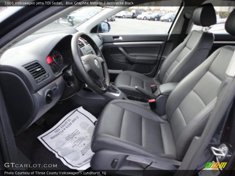 Blue Graphite Metallic / Anthracite Black 2006 Volkswagen Jetta TDI Sedan