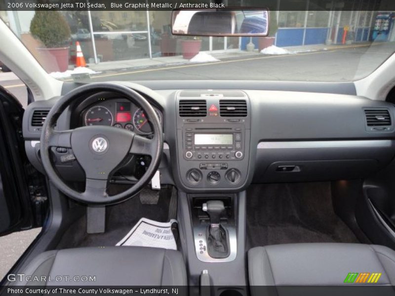 Blue Graphite Metallic / Anthracite Black 2006 Volkswagen Jetta TDI Sedan