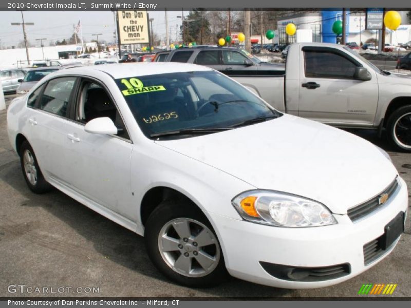 Summit White / Ebony 2010 Chevrolet Impala LT
