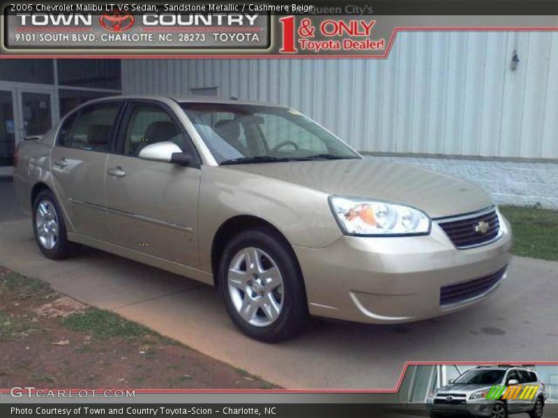Sandstone Metallic / Cashmere Beige 2006 Chevrolet Malibu LT V6 Sedan